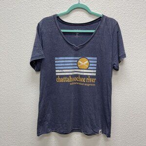 Chattahoochee River WhiteWater Express Womens Large Shirt L Unwind Columbus GA